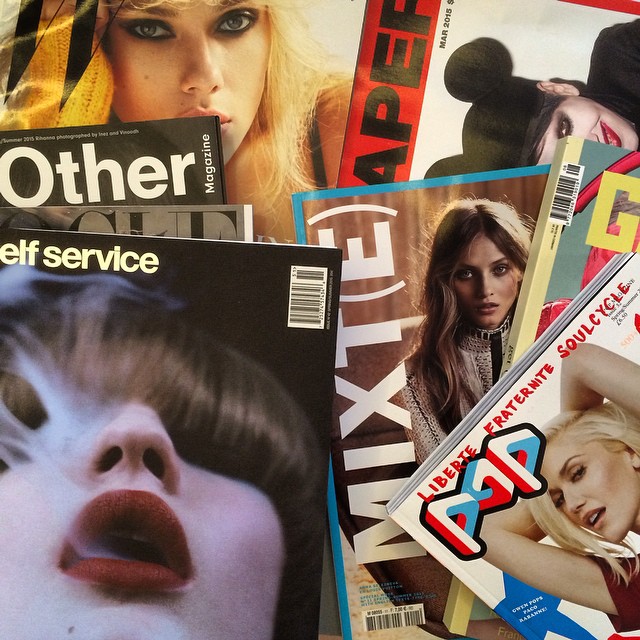 Magazines pick if the day @ofrparis #whsmiths @papermagazine @garage_magazine @wmag @selfservicemagazine @mixtemagazine @anothermagazine @vogueitalia #popmagazine #press